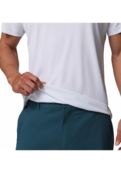 Columbia Zero Rules Lıght Ss Crew Erkek Beyaz Teknik Kısa Kollu T-shirt Ao2717-100