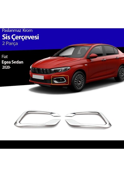 Egea Sis Farı Çerçevesi Krom 2020 2021 2022
