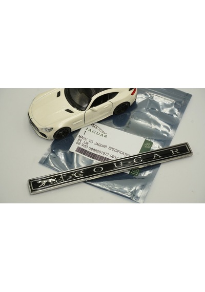 Jaguar Cougar Krom Metal Bagaj Logo Amblem Arma