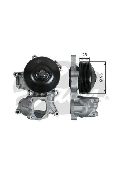 Gates Wp0121 Devırdaım Su Pompası Bmw N47 E81 E87 E90 E60 X1 E84 X3