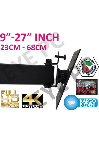 Beko Uyumlu 22 " İnç 26"İnç 55 Cm 66 Cm Tv Televizyon Tv Hareketli Askı
