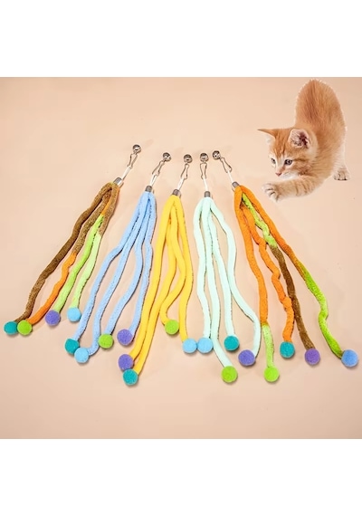 Zilli Kedi Oyuncağı - Peluş - Ponponlu Diğer