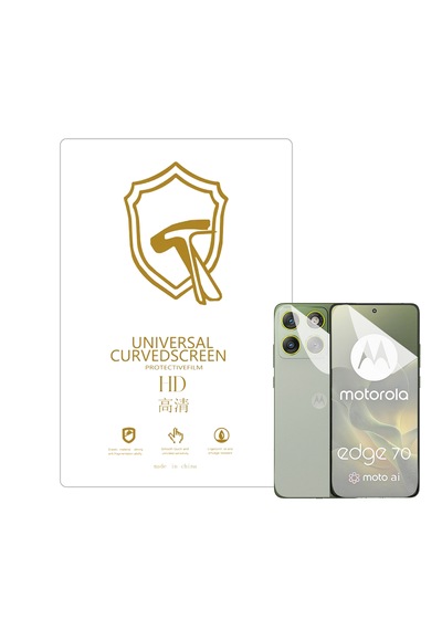 Microcase Motorola Edge 70 İle Uyumlu Full Tpu Ön Arka Nano Koruma- Ekm103