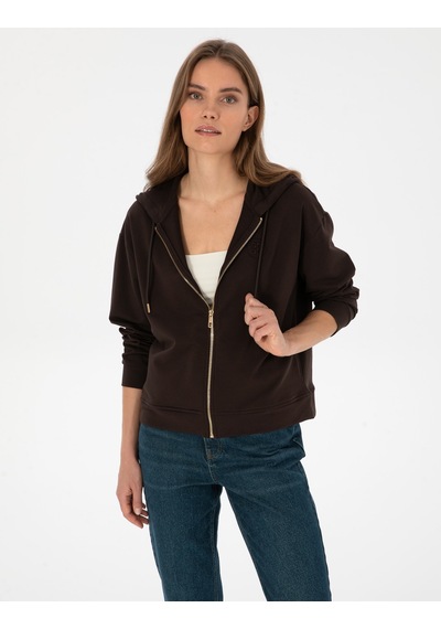 Pierre Cardin Kadın Kahverengi Hırka Örme 50314965-vr029 Kahverengi
