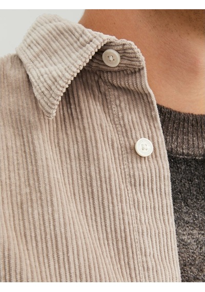 Jack & Jones Jack&jones Oversize Vizon Erkek Gömlek 12239321 001