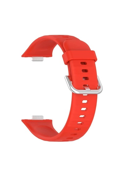 Watch Fit 3/4/4 Pro Ile Uyumlu Kordon Jel Silikon Tokalı Kayış Renk66