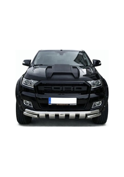 Ford Ranger T6 T7 T8 2012-2022 Shark Ön Tampon Koruma Demiri Krom Off-road Ön Koruma Barı