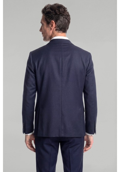 Bisse Comfort Fit Lacivert Mono Yaka Çift Yırtmaçlı 6 Drop Erkek Yün Ceket Pck25k25205 D39 Lacivert Bisse Comfort Fit Lacivert Mono Yaka Çift Yırtmaçlı 6 Drop Erkek Yün Ceket Pck25k25205 D39 Lacivert