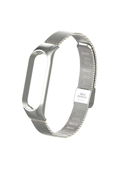 Ekılıf - Xiaomi Mi Band 5 Uyumlu - Kordon Metal Kordon Krd-06 - Gold