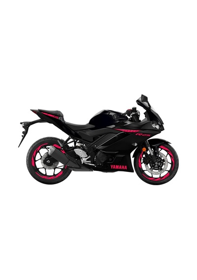 Yamaha R25 Pembe Sticker Folyo Kaplama