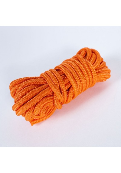 Renkli Iskota Halat 6Mm 10 Metre Neon Turuncu