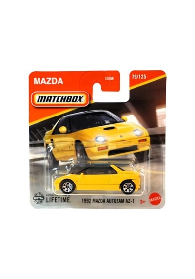 C0859 1:64 Tekli Arabalar 1992 Mazda Autozam Az-1 Jbr83 Açık Bej