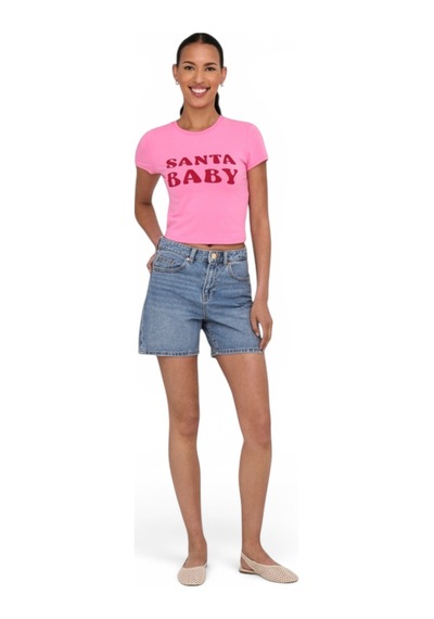 Only Onlphıne Dnm Shorts Noos Kadın Mavi Denim Şort - 15196224