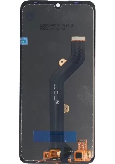 Tecno Uyumlu Spark Pop 5 Lcd Ekran Siyah Çıtasız