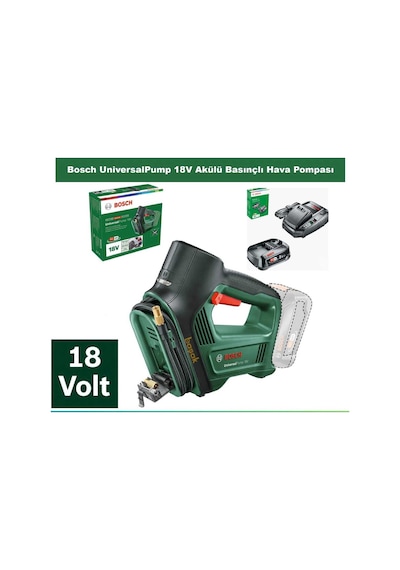 Universal Pump 18v Akülü Hava Pompası 2.5 Ah Tek Batarya