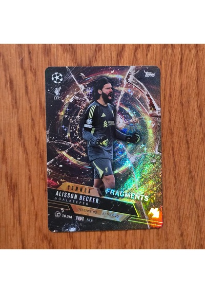 Topps Madness 2026 Alisson Becker Fragments Oyun Kartı