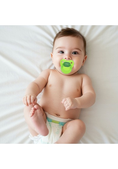 Wee Baby Akide Damaklı Emzik No:2 Yeşil 6-18 Ay