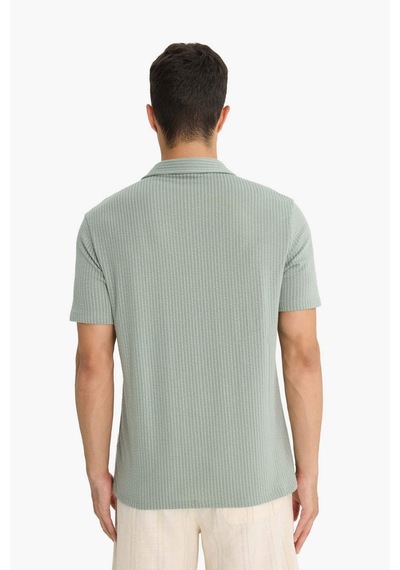 DeFacto Slim Fit Dar Kesim Polo Yaka Pamuklu Kısa Kollu Tişört X2594AZ25SPGN1217