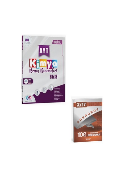 Orbital 2027 Ayt Kimya 25 X 13 Branş Denemeleri+ Anla Kazan Paragraf