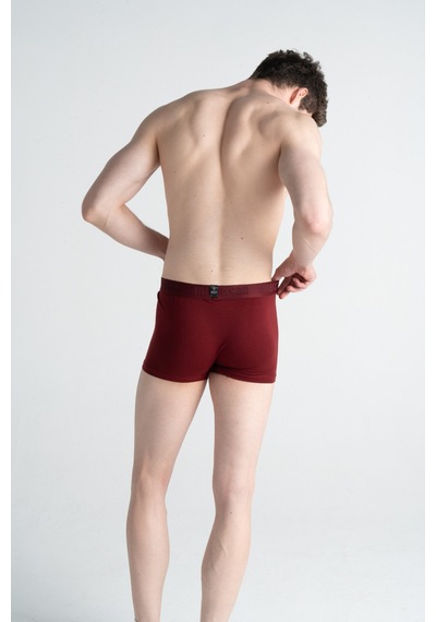 Mercan Erkek Bordo 6'lı Pamuklu Esnek Boxer