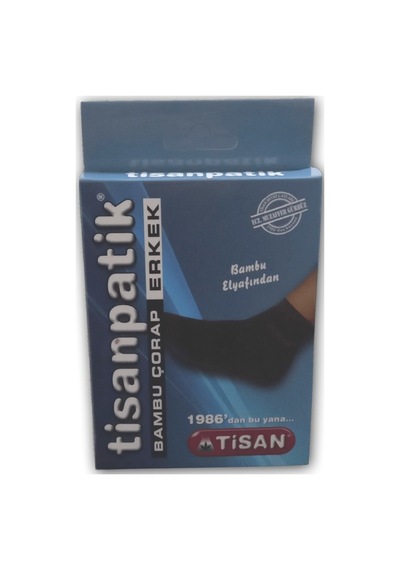Tisan Patik Bambu Çorap Erkek - Bay Çorabı beyaz