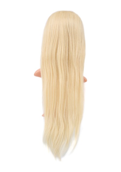 Gerçek Front Lace Düz Platin Tül Peruk - 65-70cm