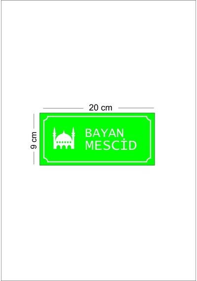 Mescid Yönlendirme Levhası