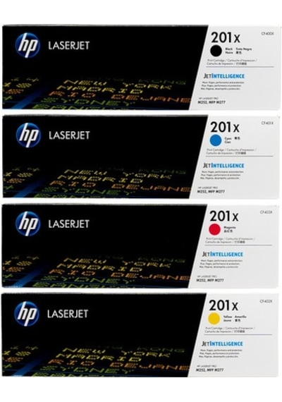 Hp 201x Toner 4'lü Set Cf400x-cf401x-cf402x-cf403x M252dw