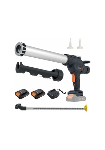 Maxxt Mdcg20v3x2p-eu Akülü Kombine Silikon Tabancası 20v 2ah Çift Akü - 300 Ml Kapasite - Sosis Silikon Ve Köpük Silikon