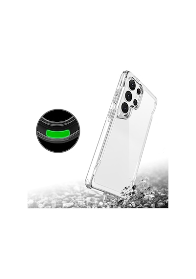 Zore Galaxy S25 Ultra Kılıf Nvth T-max Kapak - Şeffaf