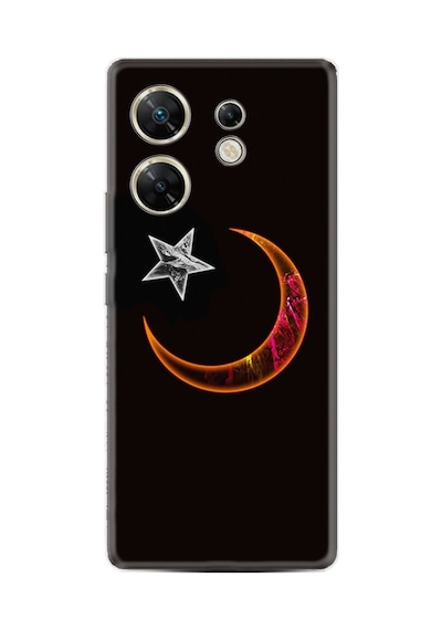 Poco X6 5g Kılıf Desenli Silikon Platinium Series Ay Yıldız 1884