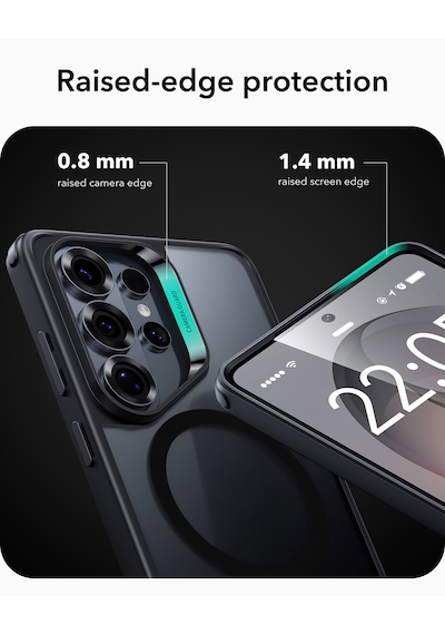 Samsung Galaxy Uyumlu  S26 Ultra Classic Hybrid Magsafe Kılıf Buzlu Siyah