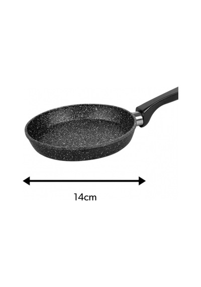 Rss Lav Granit Mini Yuvarlak Sos Tavası 14 Cm Siyah