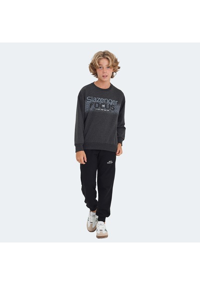 Slazenger LAST Çocuk  Koyu Gri Sweatshirt