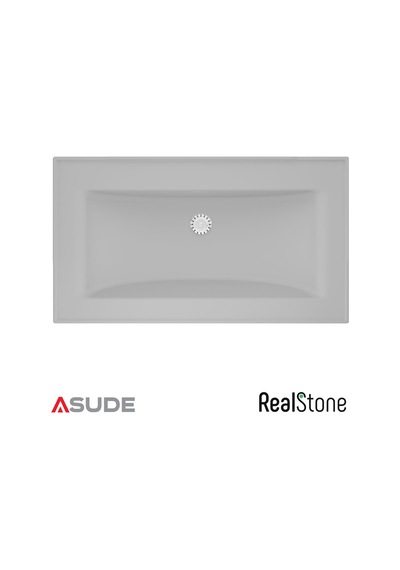 Realstone Aura Etajerli Granit Lavabo 80 45 Cm Beyaz