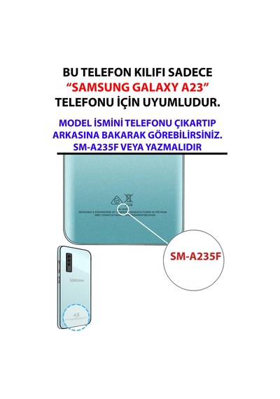Samsung Galaxy A23 Uyumlu Atatürk Temalı Asalet Ve Bozkurt Baskılı Silikon Kılıf