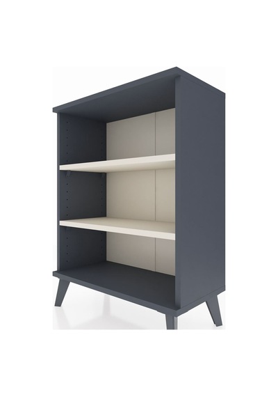 Arges Komodin 2 Raflı 2 Kapaklı 60x30x80 Antrasit-aytaşı Antrasit