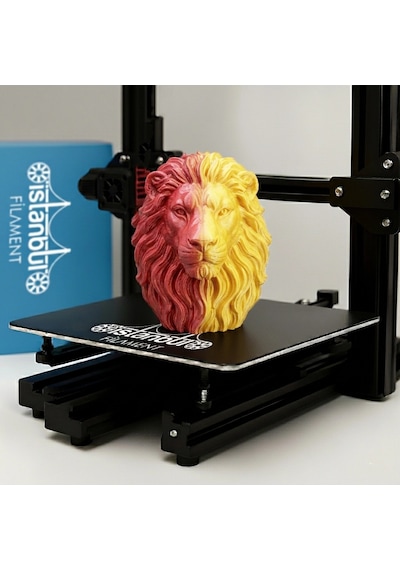İstanbul Çift Renk Sarı-kırmızı Filament 1.75mm 1 Kg