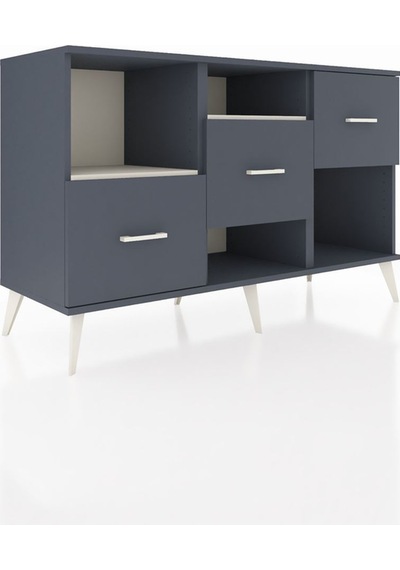 Hyperion Konsol 2 Raflı 3 Çekmeceli 132x44x83 Antrasit-aytaşı/antrasit Aytaşı/antrasit Hyperion Konsol 2 Raflı 3 Çekmeceli 132x44x83 Antrasit-aytaşı/antrasit Aytaşı/antrasit