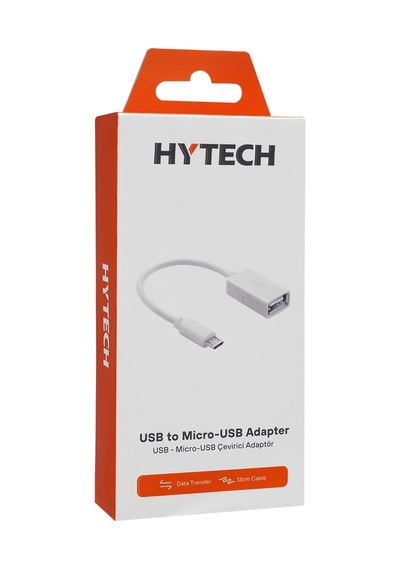 Hytech Hy-x110 Beyaz Usb F To Microusb M Otg Çevirici