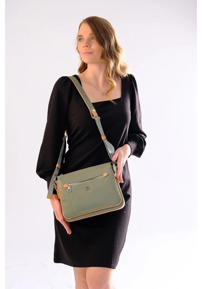 Just Polo Kadın Çantası 440113mh Yeşil - Camel
