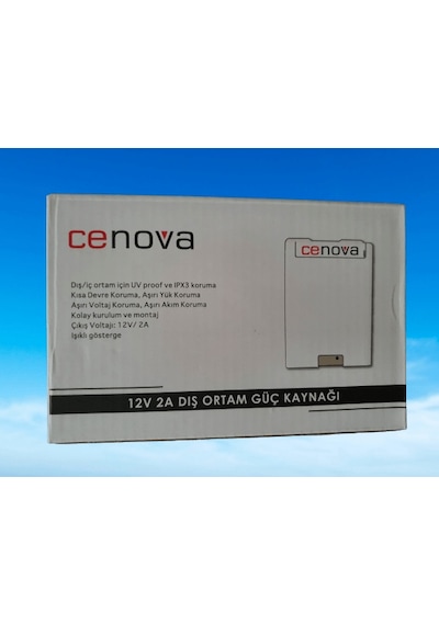 Kamera Adaptörü Dış/Iç Ortam Su Geçirmez 12V/2A Voltaj Koruma