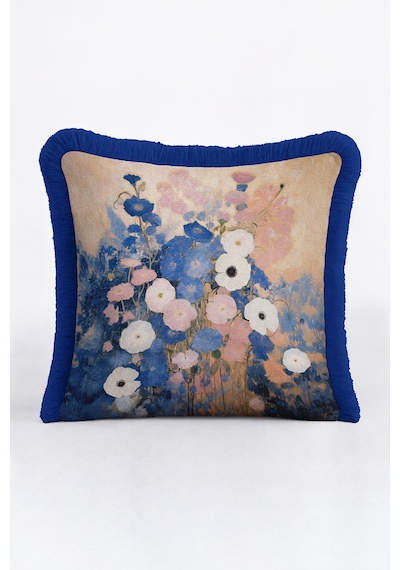 Çiçek Vintage Floral Saçaklı Yastık Kılıfı-sanatsal Bahçe Bej Mavi Lacivert Püsküllü Kırlent Kılıfı Uzak Rota Nova Çiçek Vintage Floral Saçaklı Yastık Kılıfı-sanatsal Bahçe Bej Mavi Lacivert Püsküllü Kırlent Kılıfı Uzak Rota Nova