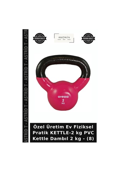 Özel Üretim Ev Fiziksel Pratik Kettle-2 Kg Pvc Kettle Dambıl 2 Kg - 8