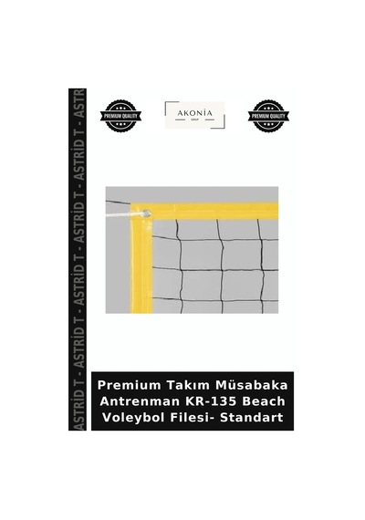 Premium Takım Müsabaka Antrenman Kr-135 Beach Voleybol Filesi- Standart