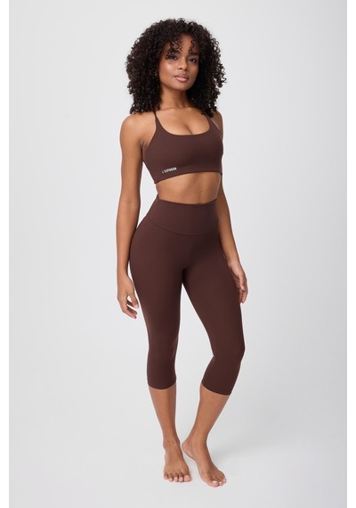 Hıghrıse Comfortflex Yüksek Bel Kapri Spor & Aktif Yaşam Taytı-2837 Kahverengi