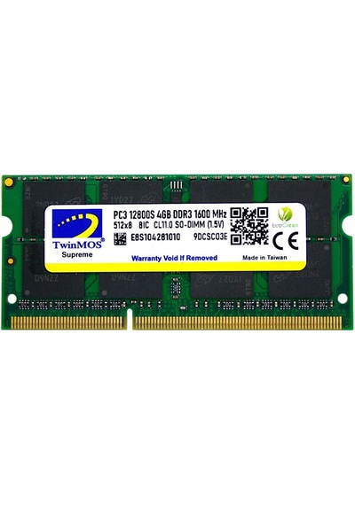 4 Gb Ddr3 1600mhz Twınmos 1.5 Nb Mdd34gb1600n