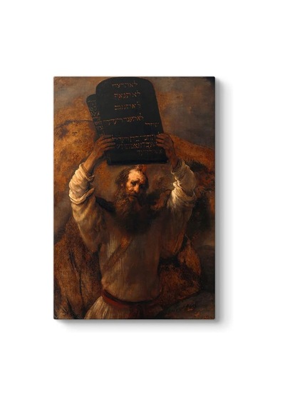Rembrandt - Musa Ve On Emir Tablosu 50 X 75