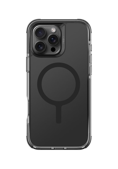 Apple Uyumlu iPhone 16 Pro Max Kılıf Combat Serisi Üç Katmanlı Magsafe Özellikli Magclick Koruyucu Kılıf Smoke