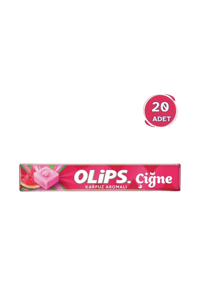 Olips Çiğne Karpuz Aromalı Ferahlatıcı Çiğnenebilir Şeker 20 x 47 G